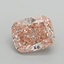 1.73 Ct. Fancy Vivid Pink Cushion Lab Grown Diamond