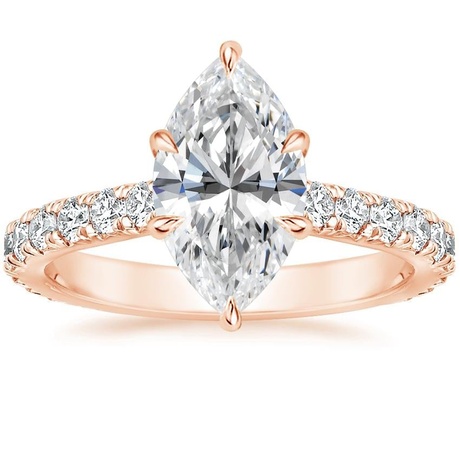 14K Rose Gold Luxe Sienna Diamond Bridal Set (1 1/8 ct. tw.)