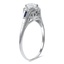 The Marlyn Ring, smalltop view on a hand