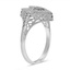 The Adaira Ring, smalltop view on a hand