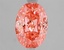 2.10 Ct. Fancy Vivid Pink Oval Lab Grown Diamond