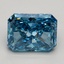 3.00 Ct. Fancy Vivid Blue Radiant Lab Grown Diamond