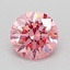 0.85 Ct. Fancy Intense Pink Round Lab Grown Diamond