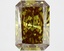 4.36 Ct. Fancy Deep Green Radiant Lab Grown Diamond