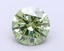 2.04 Ct. Fancy Vivid Green Round Lab Grown Diamond