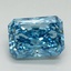 3.03 Ct. Fancy Vivid Blue Radiant Lab Grown Diamond