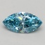 1.00 Ct. Fancy Vivid Blue Marquise Lab Grown Diamond