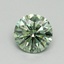 0.70 Ct. Fancy Vivid Pacific Green Round Lab Grown Diamond