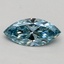 0.60 Ct. Fancy Vivid Blue Marquise Lab Grown Diamond