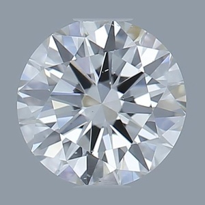 Round diamond — real photo