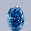 1.65 Ct. Fancy Vivid Blue Oval Lab Grown Diamond