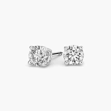Perfect 4-Prong Lab Diamond Stud Earrings