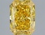 3.09 Ct. Fancy Vivid Yellow Radiant Lab Grown Diamond