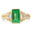 Retro Emerald Cocktail Ring