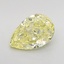 1.04 Ct. Fancy Yellow Pear Lab Grown Diamond