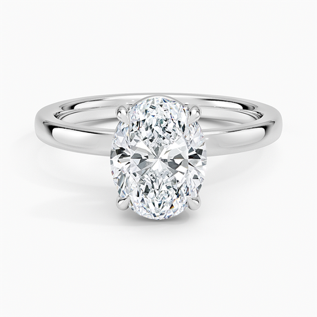 18K White Gold Fairmined Perfect Fit Solitaire 2mm Ring