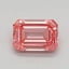 0.49 Ct. Fancy Vivid Pink Emerald Lab Grown Diamond