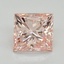 2.09 Ct. Fancy Intense Pink Princess Lab Grown Diamond