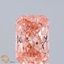 1.09 Ct. Fancy Vivid Pink Radiant Lab Grown Diamond