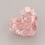1.39 Ct. Fancy Vivid  Pink Heart Lab Grown Diamond