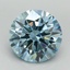5.25 Ct. Fancy Vivid Blue Round Lab Grown Diamond