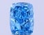 1.89 Ct. Fancy Vivid  Blue Cushion Lab Grown Diamond