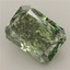 5.53 Ct. Fancy Vivid Green Radiant Lab Grown Diamond