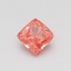 0.42 Ct. Fancy Vivid Pink Cushion Lab Grown Diamond