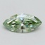 1.02 Ct. Fancy Vivid Green Marquise Lab Grown Diamond