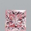 1.63 Ct. Fancy Vivid Pink Princess Lab Grown Diamond