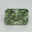 3.09 Ct. Fancy Vivid Green Radiant Lab Grown Diamond