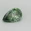 3.15 Ct. Fancy Vivid Green Pear Lab Grown Diamond