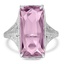 Art Deco Amethyst Cocktail Ring
