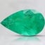 12.4x7.3mm Pear Colombian Emerald