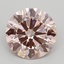 2.22 Ct. Fancy Intense Pink Round Lab Grown Diamond