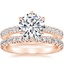 14K Rose Gold Luxe Sienna Diamond Bridal Set (1 1/8 ct. tw.)