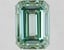 4.46 Ct. Fancy Vivid  Green Emerald Lab Grown Diamond