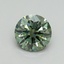 1.29 Ct. Fancy Vivid Green Round Lab Grown Diamond