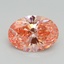 1.62 Ct. Fancy Vivid Pink Oval Lab Grown Diamond