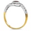 The Gianna Ring, smallside view
