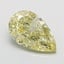 2.50 Ct. Fancy  Yellow Pear Lab Grown Diamond