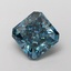 2.10 Ct. Fancy Vivid Blue Radiant Lab Grown Diamond