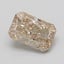 1.11 Ct. Very Light  Brown Radiant Lab Grown Diamond