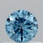 0.46 Ct. Fancy Vivid Blue Round Lab Grown Diamond