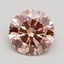 2.03 Ct. Fancy Intense Pink Round Lab Grown Diamond