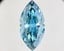 15.60 Ct. Fancy Vivid Blue Marquise Lab Grown Diamond