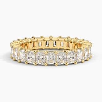 Radiant Eternity Diamond Ring (3 ct. tw.) in 18K Yellow Gold