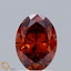 1.60 Ct. Fancy Deep Orange Oval Lab Grown Diamond