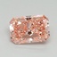 1.54 Ct. Fancy Vivid Pink Radiant Lab Grown Diamond