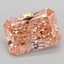 4.07 Ct. Fancy Vivid  Pink Radiant Lab Grown Diamond